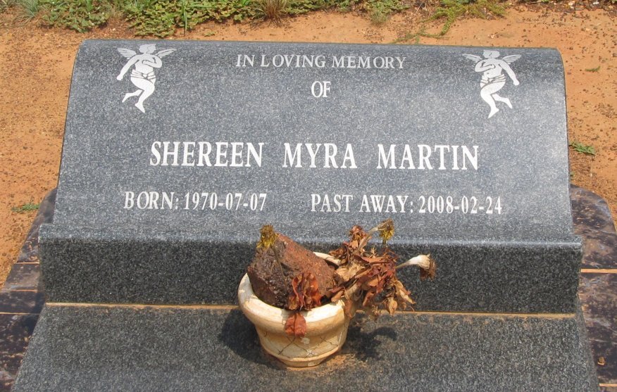 MARTIN Shereen Myra 1970-2008