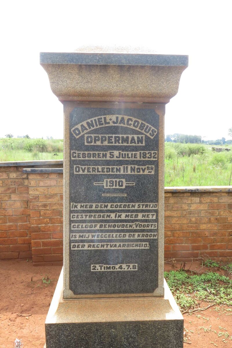 OPPERMAN Daniel Jacobus 1832-1910