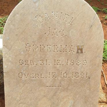 OPPERMAN Daniel Jac. 1889-1891