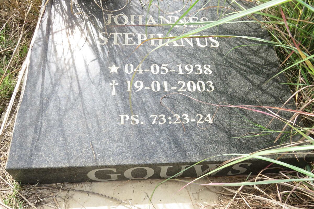 GOUWS Johannes Stephanus 1938-2003