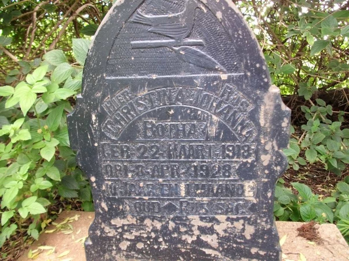 BOTHA Christina Johanna 1918-1928