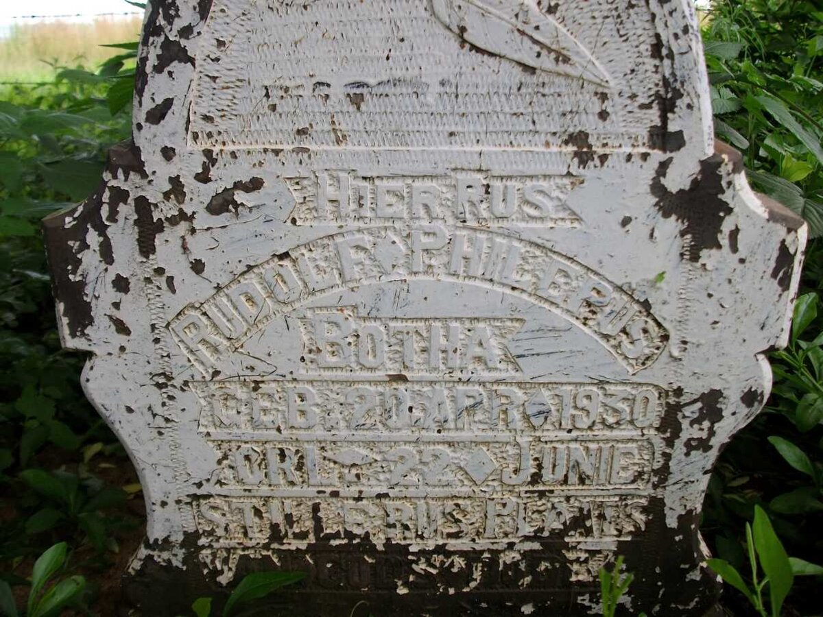 BOTHA Rudolf Philepus 1930-1930