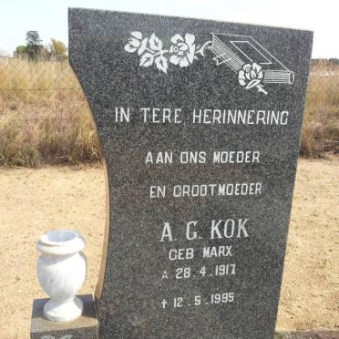 KOK A.G. nee MARX 1917-1995