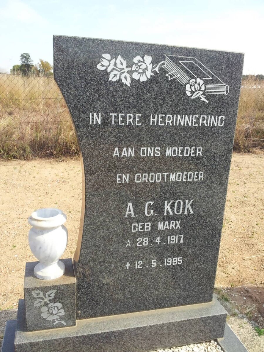 KOK A.G. nee MARX 1917-1995