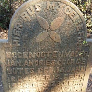 BOTES Jan Andries George 1864-1934