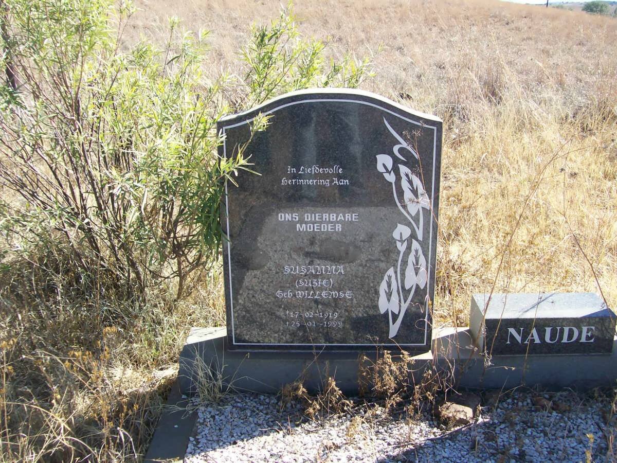 NAUDE Stephanus 1914-1995 &amp; Susanna WILLEMSE 1919-1999