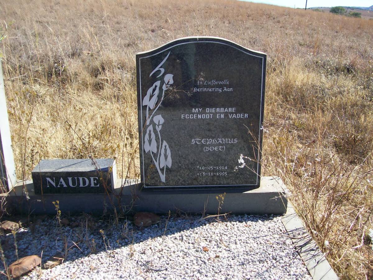 NAUDE Stephanus 1914-1995 &amp; Susanna WILLEMSE 1919-1999