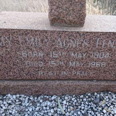 FENSHAM Amy Emily Agnes 1904-1968