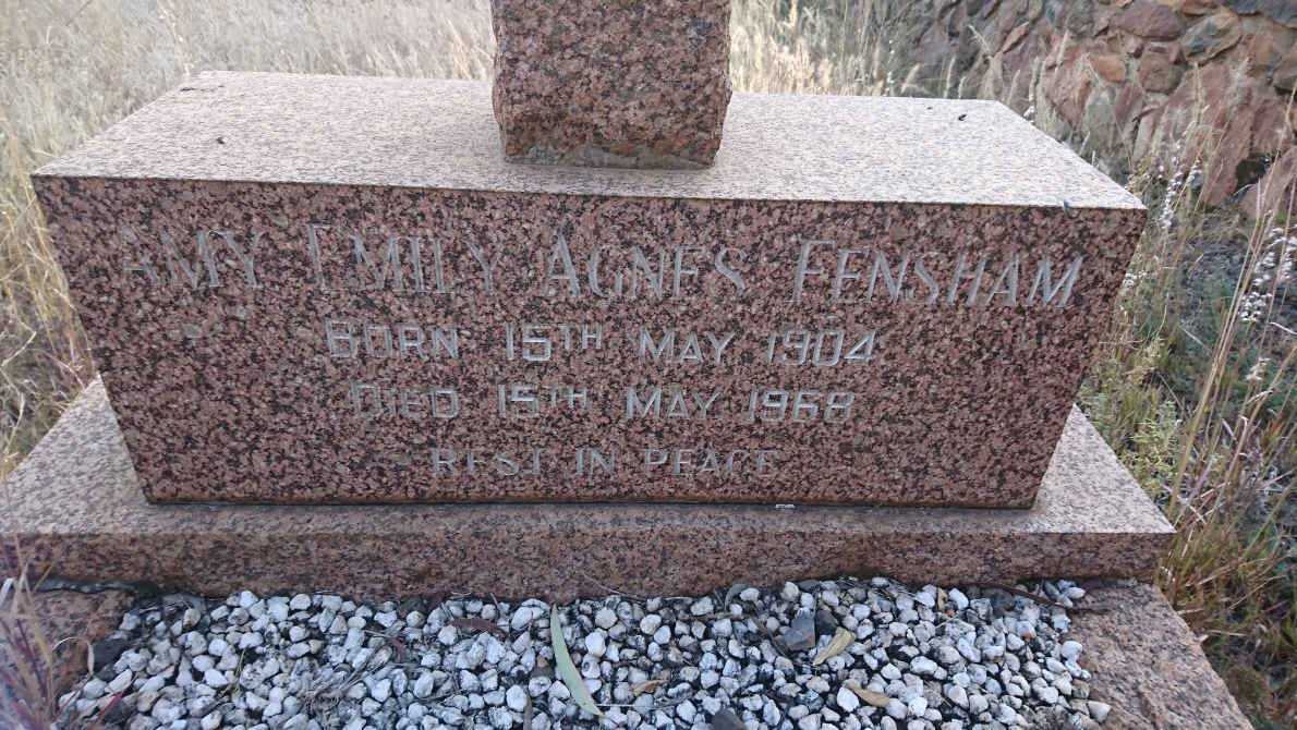 FENSHAM Amy Emily Agnes 1904-1968