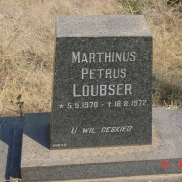 LOUBSER Marthinus Petrus 1970-1972