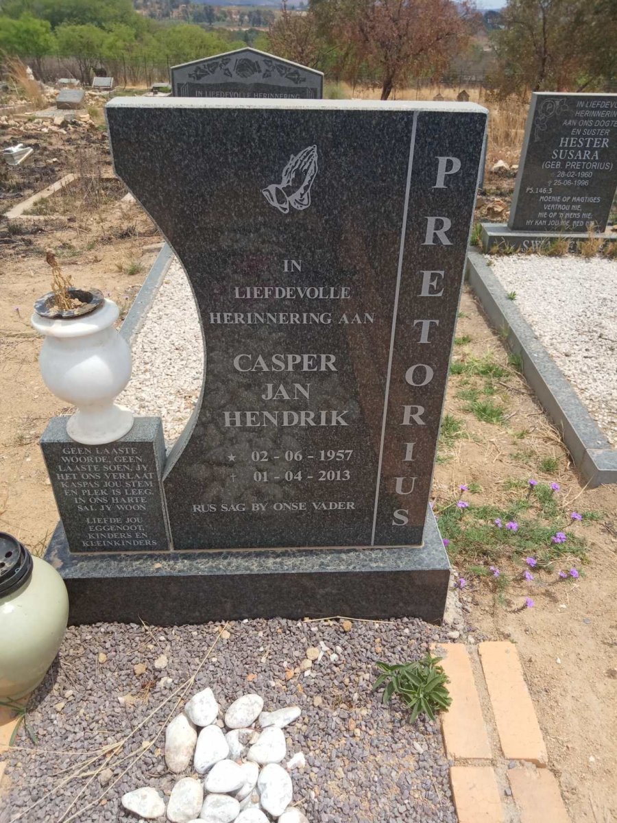 PRETORIUS Casper Jan Hendrik 1957-2013