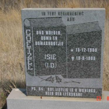 COETZEE I.D. 1909-1998