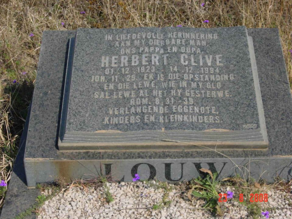 LOUW Herbert Clive 1923-1994