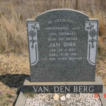 BERG Jan Dirk, van den 1960-1981