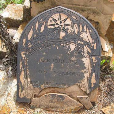 KLERK Johanna C., de 1923-1943