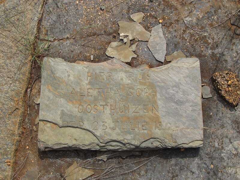 OOSTHUIZEN Aletha Sophia 1809-1889