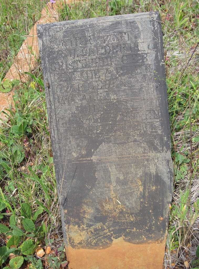 OOSTHUIZEN Caril Frederik Christoffel 1896-1896