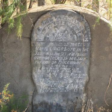 HARMSE Paul Johanes Mateus 1922-1922