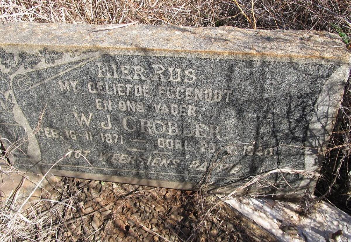 GROBLER W.J. 1871-1940