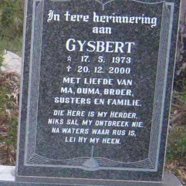 KLOPPERS Gysbert 1973-2000