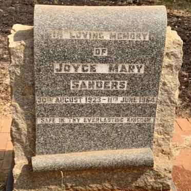 SANDERS Joyce Mary 1923-1964