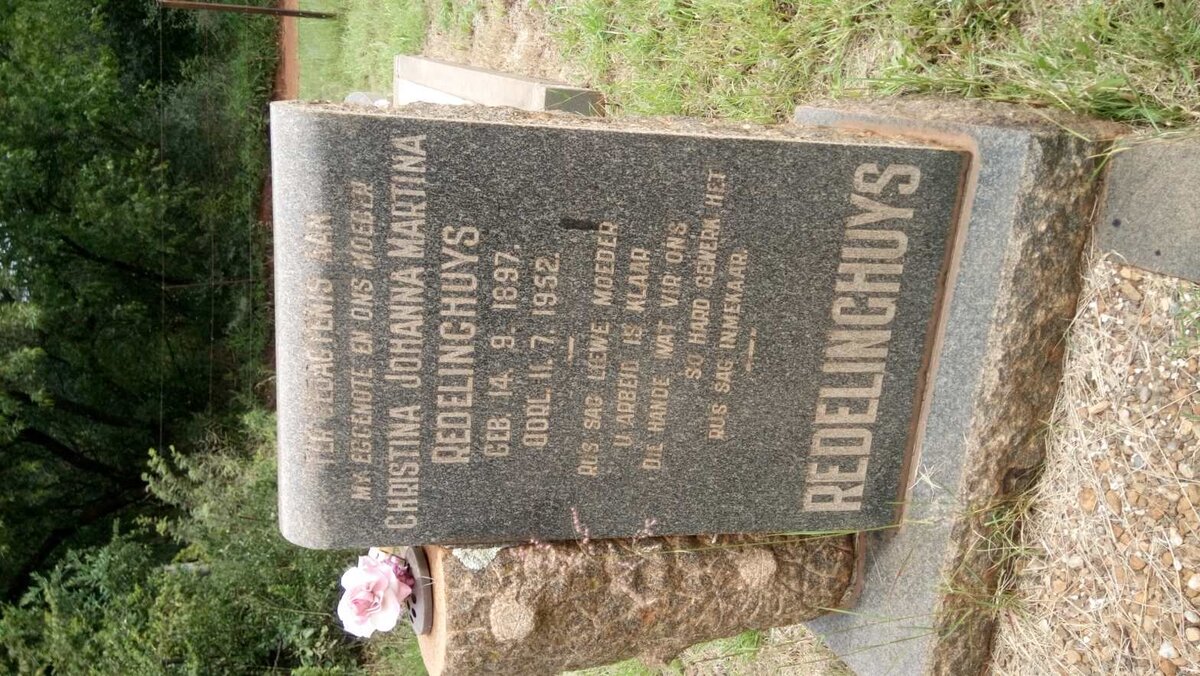 REDELINGHUYS Christina Johanna Martina 1897-1952