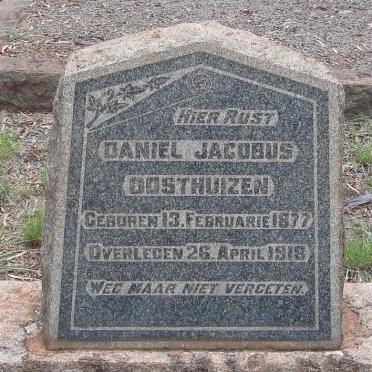 OOSTHUIZEN Daniel Jacobus 1877-1918