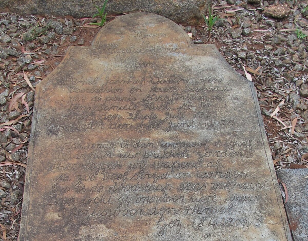 OOSTHUIZEN Daniel Jacobus 1821-1899