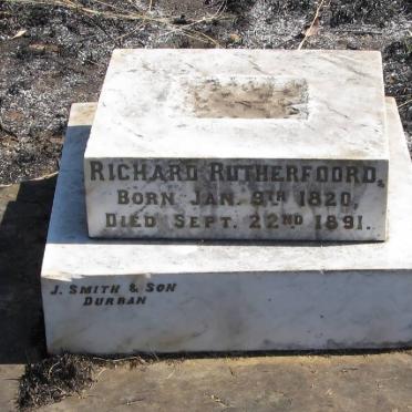 RUTHERFOORD Richard 1820-1891