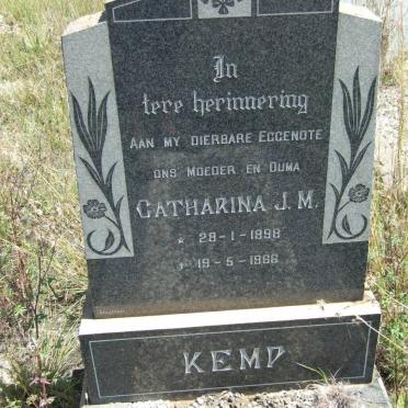 KEMP Catharina J.M. 1898-1966