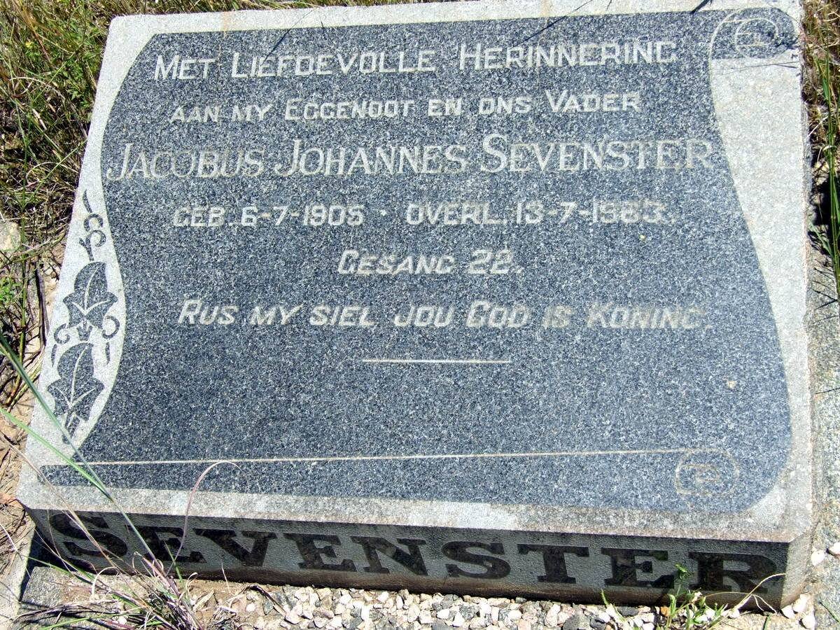 SEVENSTER Jacobus Johannes 1905-1963