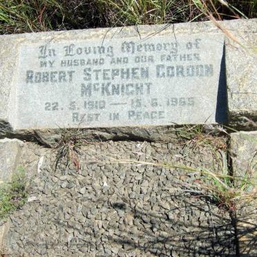 McKNIGHT Robert Stephen Gordon 1910-1965