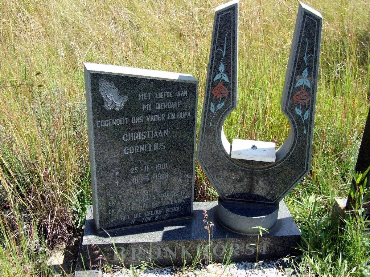 BRONKHORST Christiaan Cornelius 1901-1989