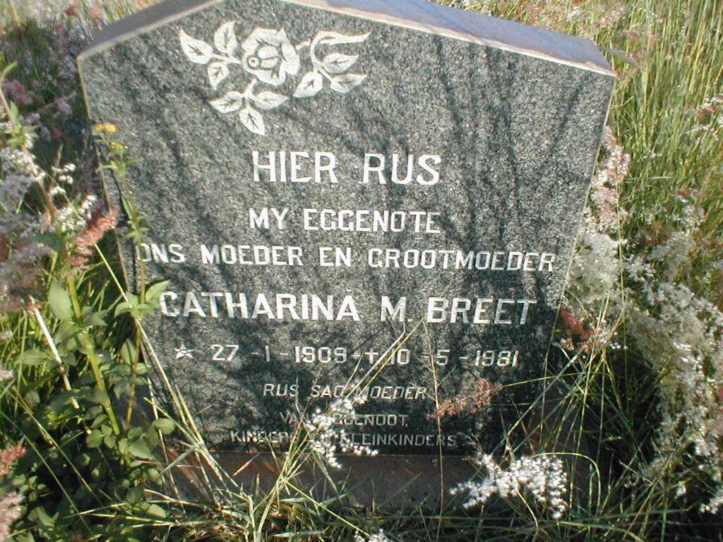 BREET Catharina M. 1909-1981