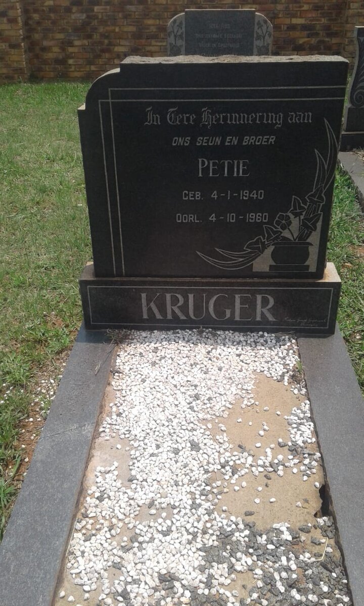 KRUGER Petie 1940-1960