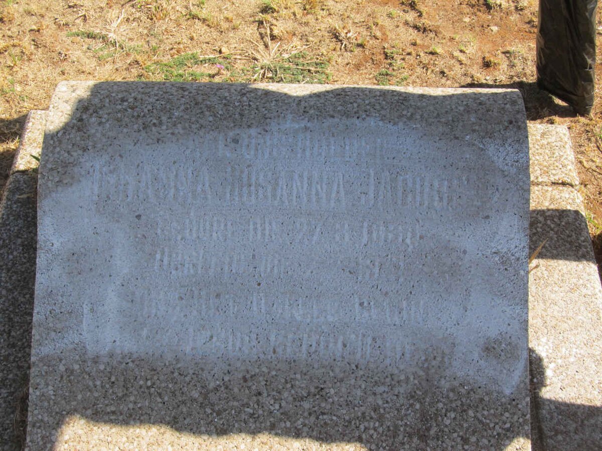 JACOBS Johanna Susanna