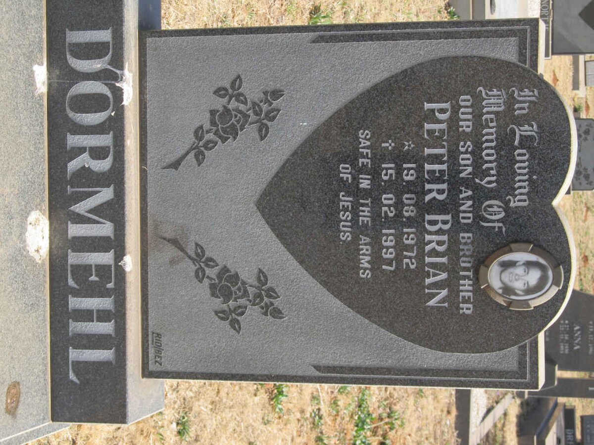 DORMEHL Peter Brian 1972-1997