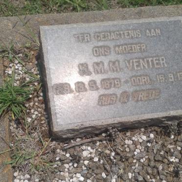 VENTER H.M.M. 1878-?