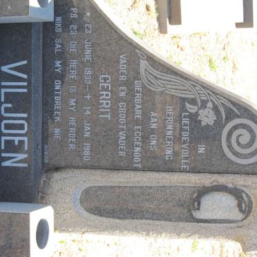 VILJOEN Gerrit 1933-1980