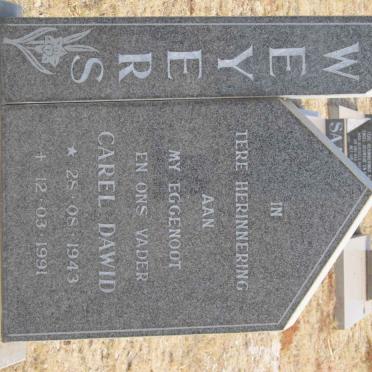 WEYERS Carel Dawid 1943-1991