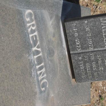 GREYLING Daleen 1972-1973