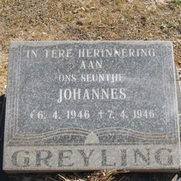 GREYLING Johannes 1946-1946