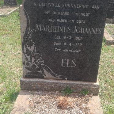 ELS Marthinus Johannes 1907-1962