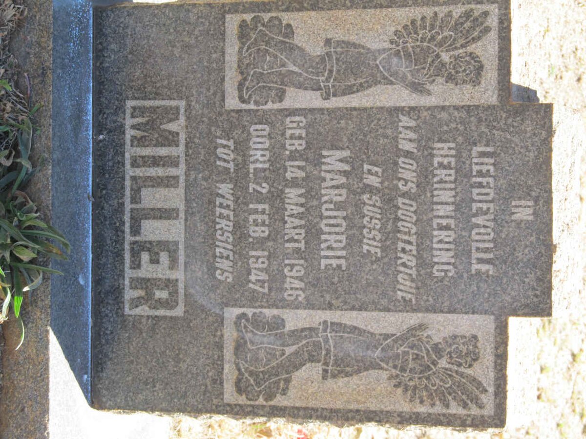 MILLER Marjorie 1946-1947