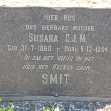 SMIT Susara C.J.M. 1860-1954
