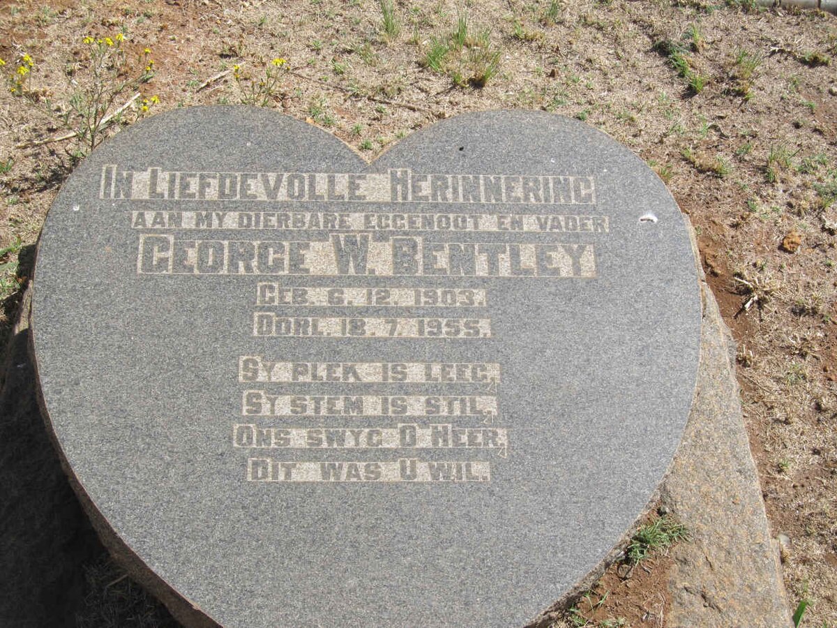 BENTLEY George W. 1903-1955