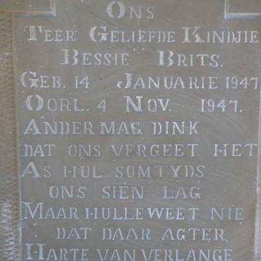 BRITS Bessie 1947-1947