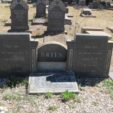 BRITS Cornelius J. 1875-1947 &amp; Anna E.J. 1875-1963