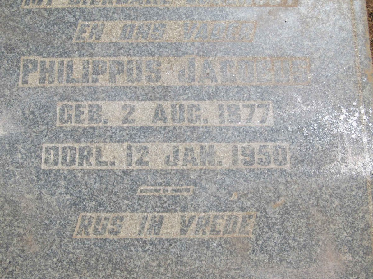 COETZEE Philipus Jacobus 1877-1950