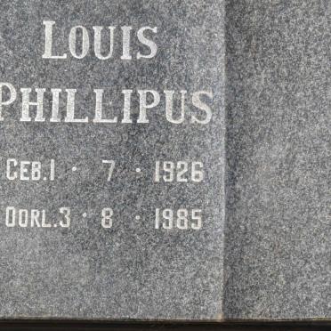 FOURIE Louis Phillipus 1926-1985